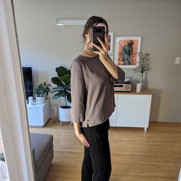 Monk & Lou Top - Dressy - XS - Purple - Picture 3 of 5
